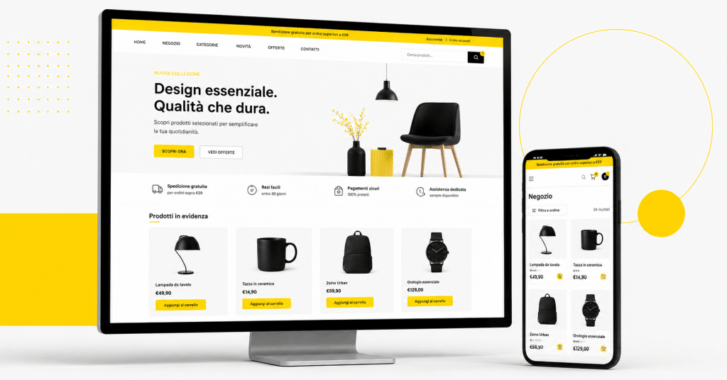 Immagine relativa a Quanto costa davvero un sito E-commerce? Analisi dei prezzi e dei ritorni sull’investimento per LABOOM De
