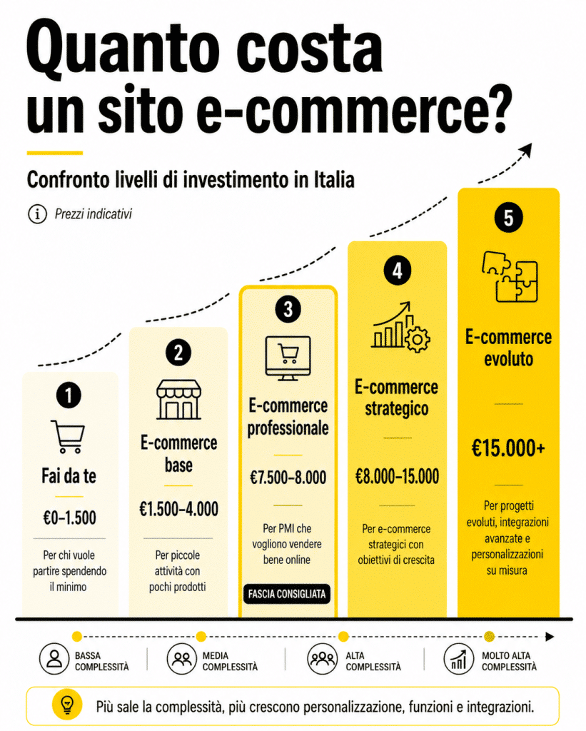 Immagine relativa a Quanto costa davvero un sito E-commerce? Analisi dei prezzi e dei ritorni sull’investimento per LABOOM De
